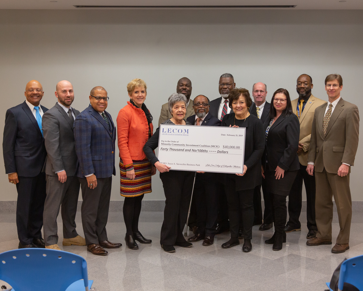 LECOM Contributes $40,000 to Joyce A. Savocchio Business Park