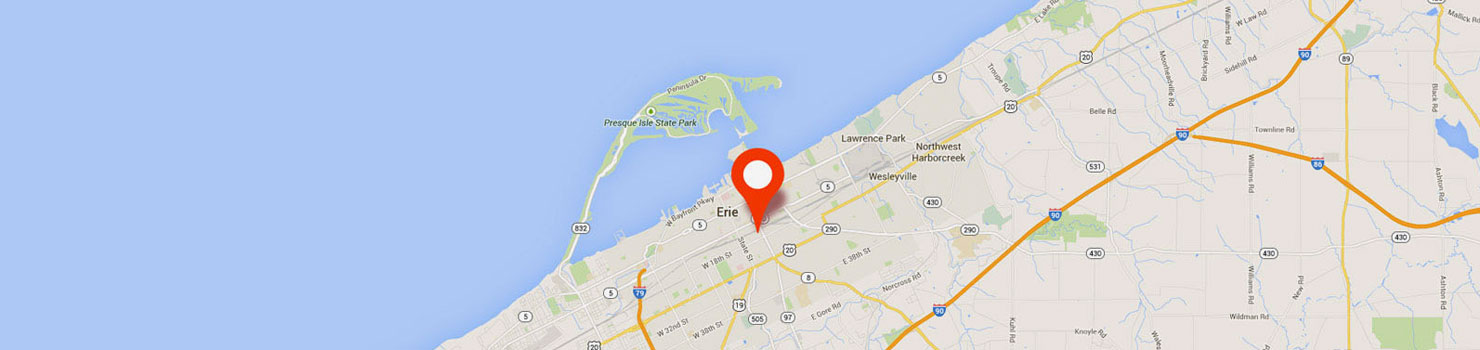 Map of Erie