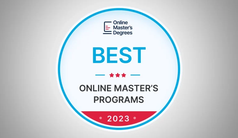 Best Online Masters Program 2023 Banner
