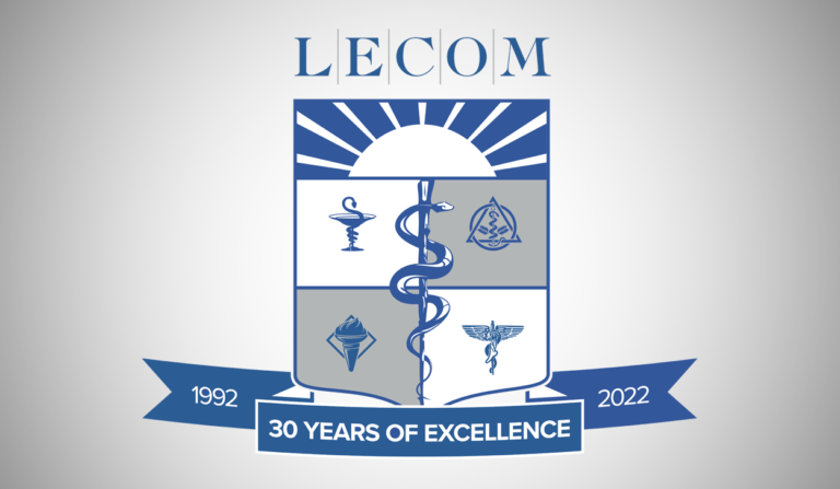 LECOM 30th Anniversary logo