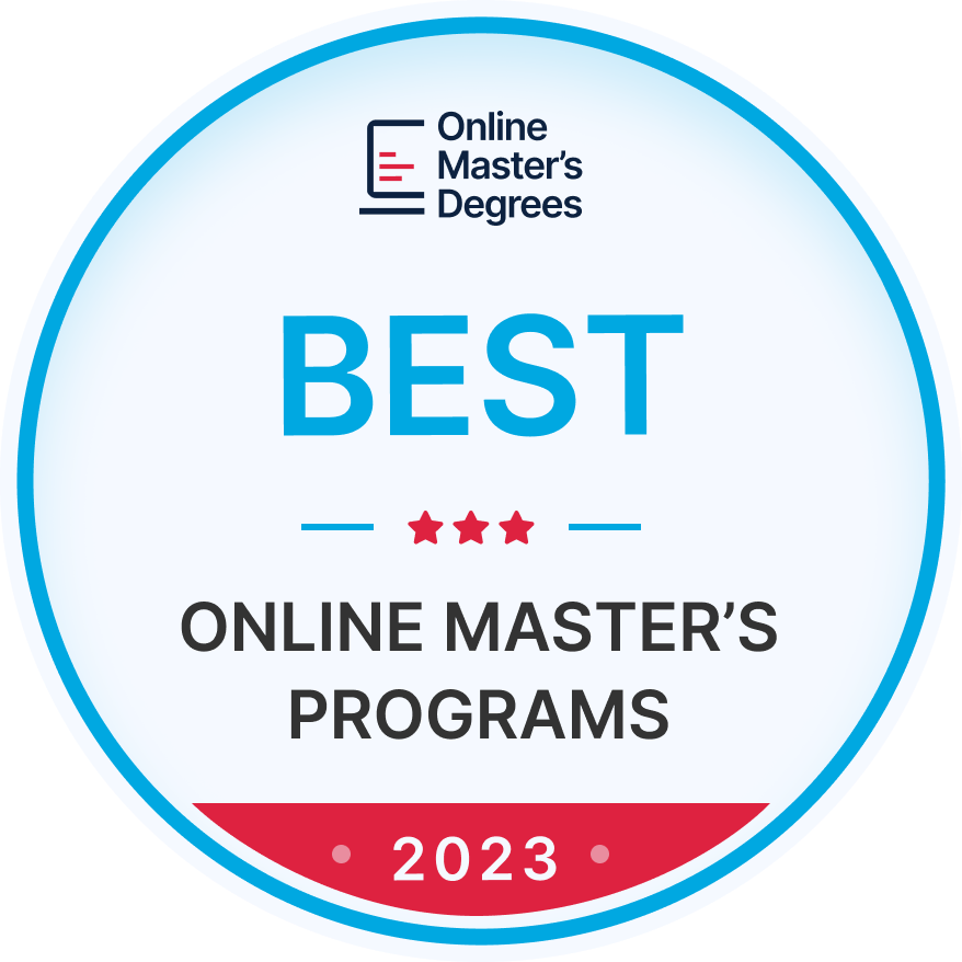 Best Online Masters Program 2023 Badge